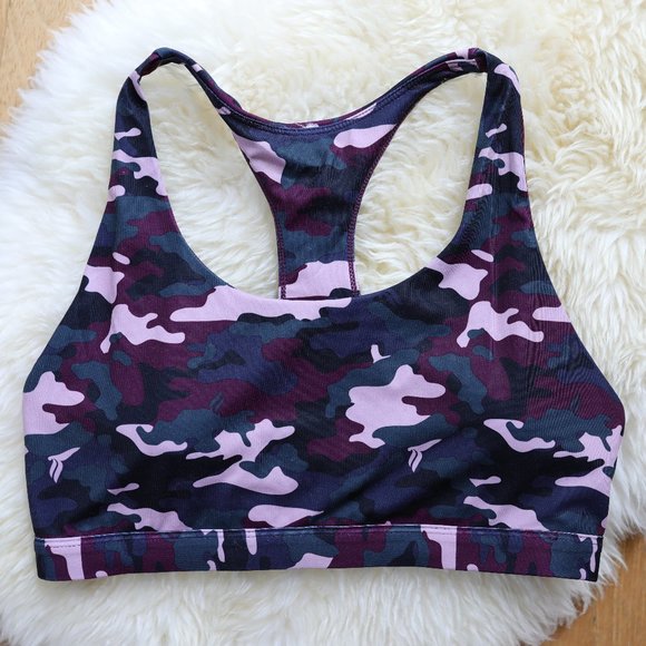 fabletics Other - Purple Fabletics Camo Workout Bra Size Medium